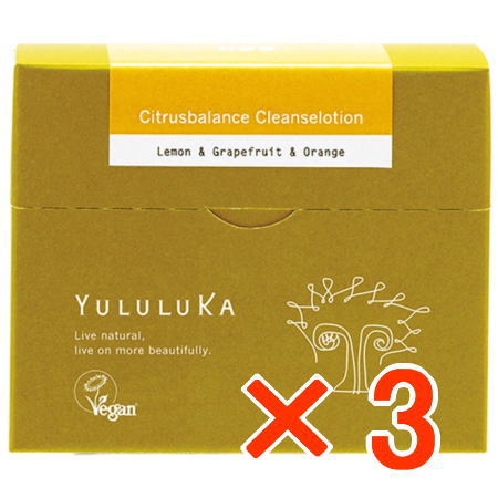 ☆【貨物輸送無料】 電話番号スリー 003 ／ ユルルカ シトラスバランス クレンズローション 7mL×10本 【3個】
