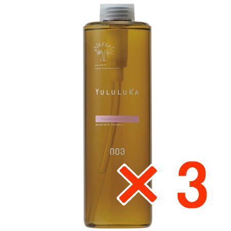 ☆【送料無料】 ナンバースリー 003 ／ ユルルカ フローラモイスト シャンプー 660ml 【3個】｜B.B ／ BEAUTY.BEAUTY