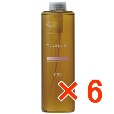 ☆【送料無料】 ナンバースリー 003 ／ ユルルカ フローラモイスト シャンプー 660ml 【6個】
