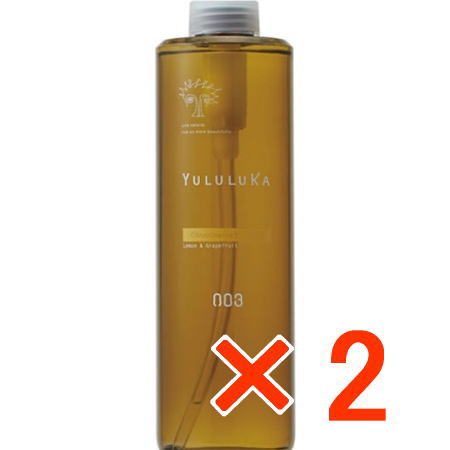 ☆【送料無料】 ナンバースリー 003 ／ ユルルカ シトラスクレンズ シャンプー 660ml 【2個】｜B.B ／ BEAUTY.BEAUTY