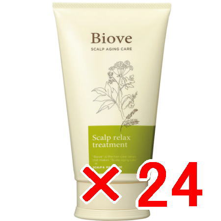 ☆【貨物輸送無料】 デミコスメティクス ／ Biove ビオーブ スキャルプリラックス 手当て 240g 24個