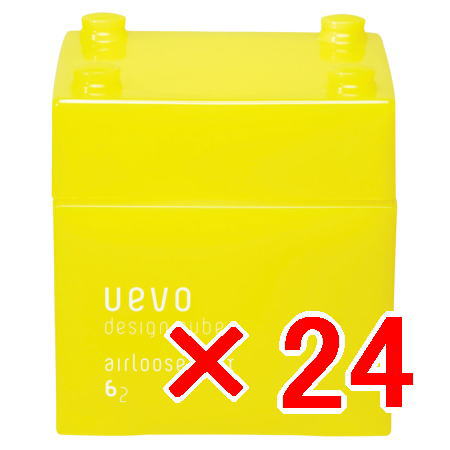 ☆【貨物輸送無料】 デミコスメティクス ／ ウェーボ 目論む正六面体 ／ エアルーズワックス 80g 24個 蝋涙