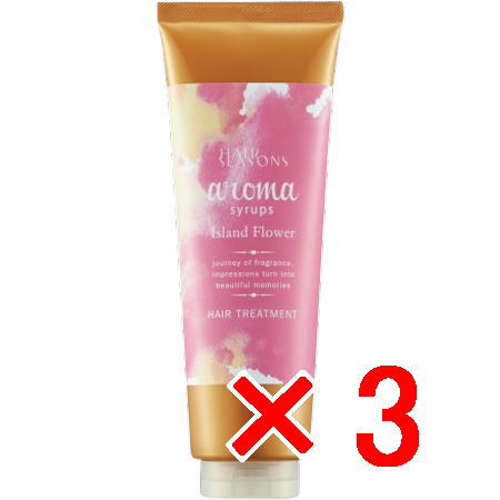 ☆【送料無料】 デミコスメティクス ／ ヘアシーズンズ アロマシロップス ヘアトリートメント アイランドフラワー 240g 【3個】