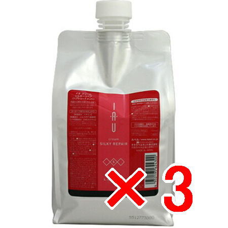 ☆【送料無料】 ルベル ／ イオ クリーム シルキーリペア ヘアトリートメント　1000mL リフィル / LebeL 【3個】
