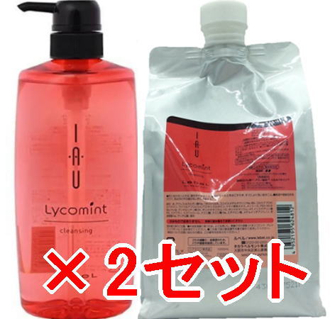☆【送料無料】 ルベル ／ イオリコミント クレンジング 600mL ＆ 1000mL リフィル　 2セット　シャンプー｜B.B ／ BEAUTY.BEAUTY