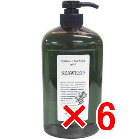 ☆【送料無料】 ルベル ／ナチュラル ヘア ソープ ウィズ SW　1000ml 【6個】 シャンプー