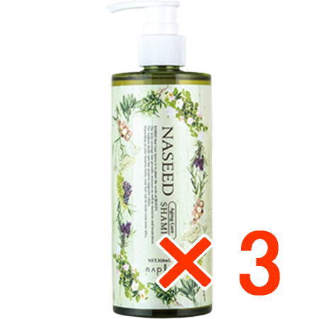 ☆【送料無料】 ナプラ ／ ナシード エイジング シャンプー 320ｍL 【3個】