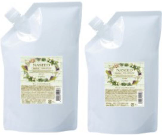 ☆【送料無料】 ナプラ ／ ナシード エイジング シャンプー 700ｍL ＆ エイジング トリートメント 600g　リフィルセット
