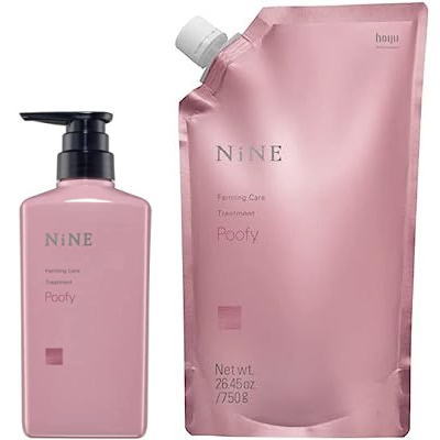 ☆【送料無料】 ホーユー hoyu ／ NiNE ナイン ファーミングケア トリートメント ( プーフィ ) 400g ＆ 750ml 詰替　セット 美容室専売品 シャンプー 4,494円