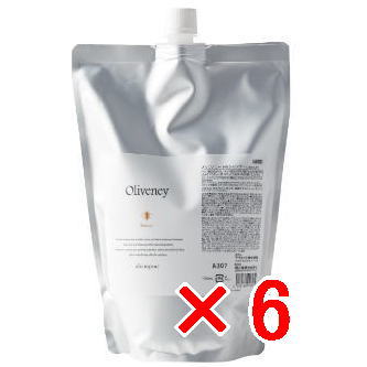 ≪店内全商いものP2-20倍!≫【貨物輸送無料】 アモロス ／ オリヴァニー HN シャンプー 1000ml レフィル 【6個】 美容室まる取り品 ヘアケア・スタイリング-美容・コスメ・香水