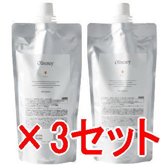 ☆【送料無料】 アモロス ／ オリヴァニー HN シャンプー 400ml ＆ トリートメント 400g レフィル 3セット 美容室専売品 シャンプートリートメントセット