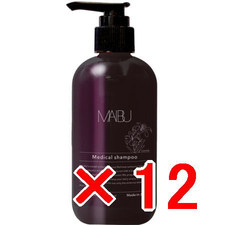 ☆【貨物輸送無料】 ハホニコ HAHONIKO ／ マイブ 薬用 黒いこと ラメイ 割り増し金 シャンプー 295ml 【12個】