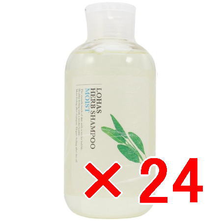 ☆【送料無料】 テクノエイト ／ ロハスハーブシャンプー （モイスト） 300ml 【24個】
