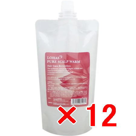 ☆【送料無料】 テクノエイト ／ ピュアスキャルプウォーム 400ml 【12個】