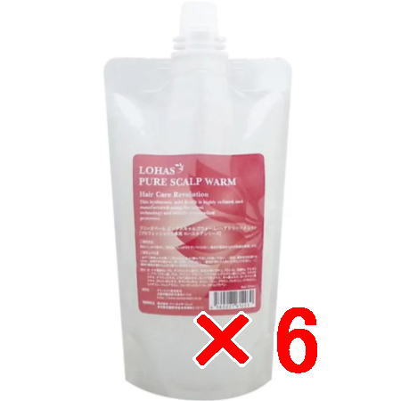 ☆【送料無料】 テクノエイト ／ ピュアスキャルプウォーム 400ml 【6個】