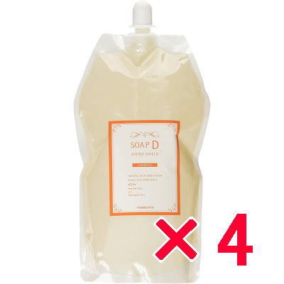 ☆【送料無料】 トレンツ ／ アミノシールド  ソープD  1000ml  シャンプー 詰替用  リフィル ／ 4個