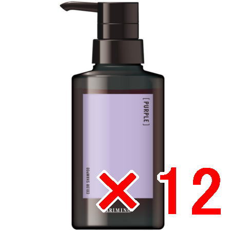 ☆【貨物輸送無料】 蟻ミノ arimino ／ アジアン色合い お祭り 色合いシャンプー パープル 280ml 【12個】