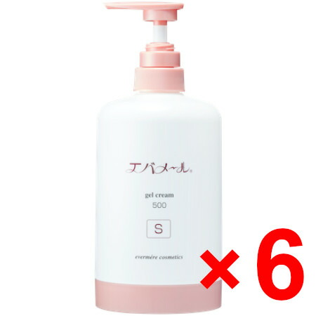 ☆【送料無料】 エバメール ゲルクリーム S 500g 【6個】