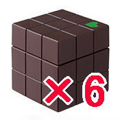☆【送料無料】 アリミノ arimino ／ ピース ／ ハード ワックス 80g 【6個】 チョコ [ワックスライン ]