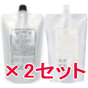 ☆【送料無料】 ベルローネ ／ ブリアンテ シームレス シルバー 600ml ＋ ブリアンテ 2剤 600　2セット