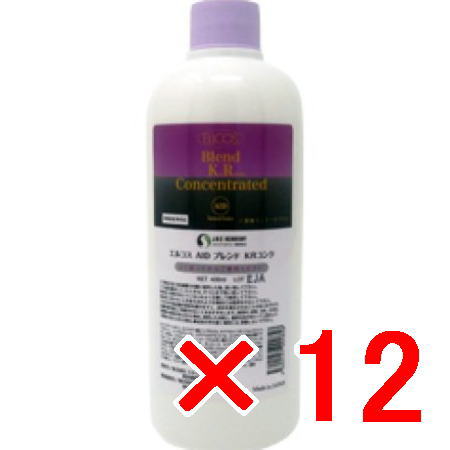 ☆【送料無料】 エルコス ELLCOS / AID ブレンド KR コンク 400ml 【12個】 システインを高濃度に含有した「予防美容」の濃密ケラチン乳液 / 補助剤 トリートメント