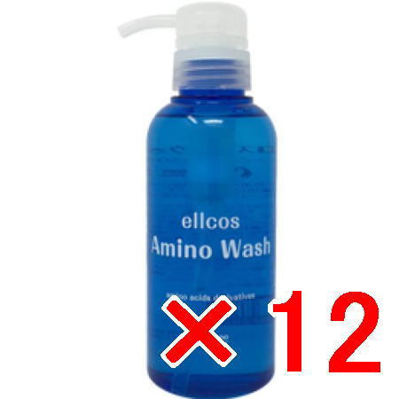 ☆【送料無料】 エルコス ELLCOS ／ アミノウォッシュ 300ml 【12個】　シャンプー