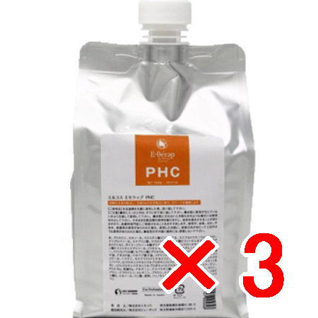 ☆【送料無料】 エルコス ELLCOS ／ Eセラップ PHC 1000mL 【3個】 ／ 過酸化水素を除去し、毛髪のpHを等電点に整え、ダメージを補修します。（マレイン酸ポリマー配合） 16,955円