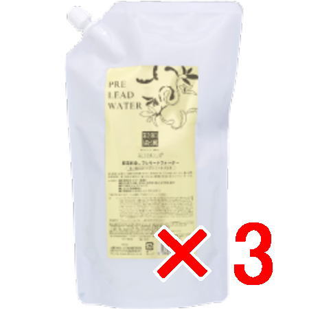 ☆【送料無料】 日本グランデックス 和漢彩染 プレリードウォーター 500ml 【3個】 トリートメントウォーター