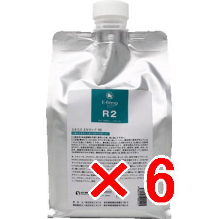 ☆【送料無料】 エルコス ELLCOS ／ Eセラップ R2 1000mL 【6個】／ 高機能架橋剤が毛髪の強度を回復します。（マレイン酸ポリマー配合） ／ 補助剤 トリー｜B.B ／ BEAUTY.BEAUTY