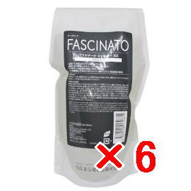 ☆【貨物輸送無料】 フィヨーレ FIOLE ／ ファシナート シャンプー EZ  550mL リフィル 6個 頭皮世話をするシャンプー