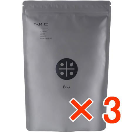 ☆【送料無料】 ナッシュ ／ ナチュラル米カラー ノンジアミン ブラック 150g 【3個】｜B.B ／ BEAUTY.BEAUTY