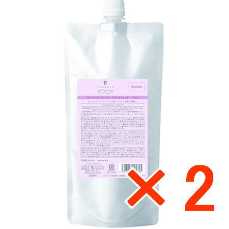 ☆【送料無料】 デミコスメティクス ／ フローディア シャンプー グランストレッチ 450ml 詰替 【2個】
