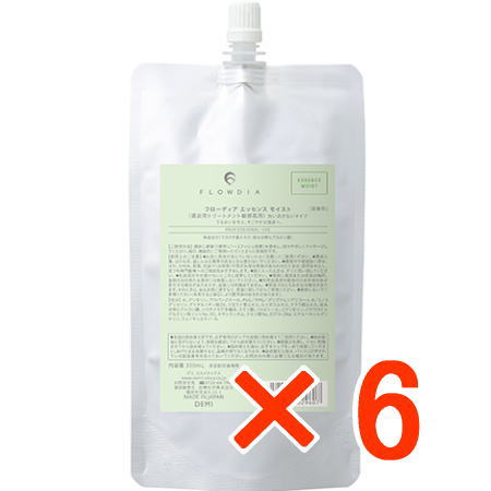 ☆【貨物輸送無料】 デミコスメティクス ／ フローディア スキャルプケア 抽出エキス モイスト 350ml 詰替 【6個】 美容室一人占め品 アウトバストリートメント