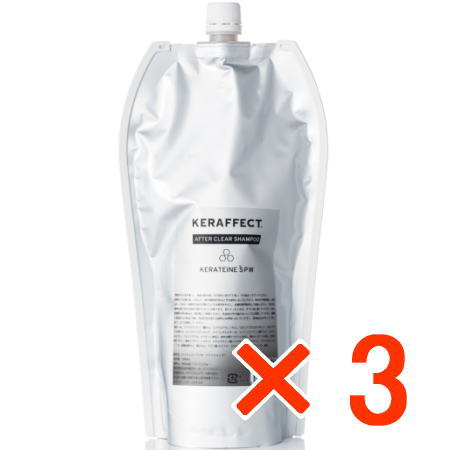 ☆【送料無料】 ケラフェクト KERAFFECT アフタークリアシャンプー 1000ml 【3個】