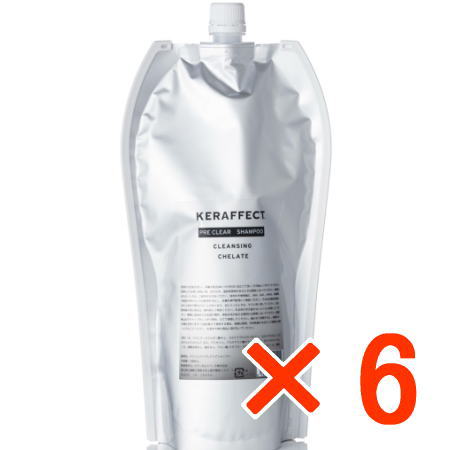 ☆【送料無料】 ケラフェクト KERAFFECT プレクリアシャンプー 1000ml 【6個】