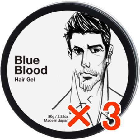 ☆【送料無料】 アワーズ ／ ブルーブラッド ヘアジェル 80g 【3個】｜B.B ／ BEAUTY.BEAUTY