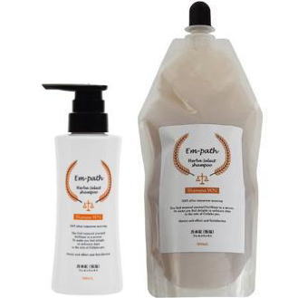 ☆【送料無料】 コラボプロ / Em-path Herba シャンプー WN 300ml & 500mlリフィル セット Em-path Herba Select Shampoo WN 軽い仕上がりなのに