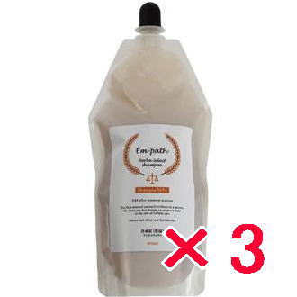 ☆【送料無料】 コラボプロ ／ Em-path Herba シャンプー WN 480ml 詰替【3個】　Em-path Herba Select Shampoo WN　軽い仕上がりなのに｜B.B ／ BEAUTY.BEAUTY