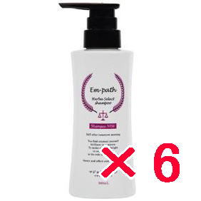 ☆【送料無料】 コラボプロ / Em-path Herba シャンプー MW ポンプ300ml【6個】Herba Select Shampoo MW 軽い仕上がりなのにしっとり「新触感」