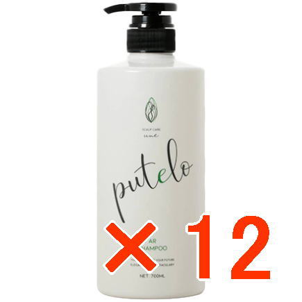 ☆【貨物輸送無料】 プテロ putelo ／ AR シャンプー 700mL 【12個】／ スカルプシャンプー ／ 目あたらしいな草木抽出エキスをたっぷり組みあわせるした生シャ