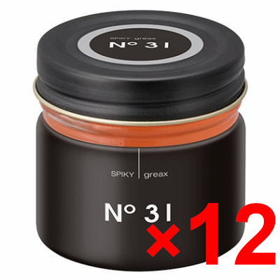 ☆【送料無料】 イリヤ コスメティックス ／ スパイキー グリークス No.31 60g 【12個】 サロン専売品 美容室専売品 グリース ワックス スタイリン