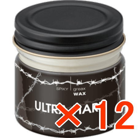 ☆【貨物輸送無料】 イリヤ コスメティックス ／ スパイキーグリークスワックス ウルトラ捉え所の無い  60g 【12個】 潤滑油 蝋涙 スタイリング