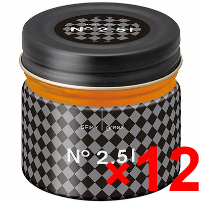 ☆【送料無料】 イリヤ コスメティックス ／ スパイキー グリークス No.2.51 60g 【12個】 サロン専売品 美容室専売品 グリース ワックス スタイ