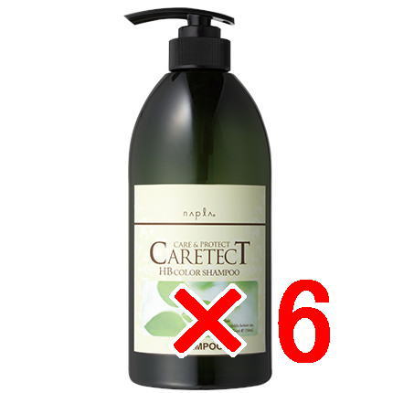 ☆【送料無料】 ナプラ napra ／ ケアテクトHB カラーシャンプーS 750mL 【6個】／ ケアテクトHB シャンプー＆トリートメントシリーズ