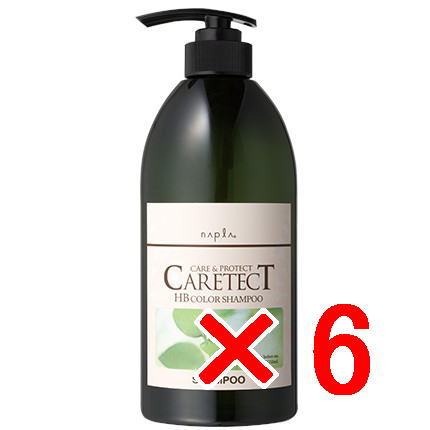 ☆【送料無料】 ナプラ napra ／ ケアテクトHB カラーシャンプーV 750mL 【6個】／ ケアテクトHB シャンプー＆トリートメントシリーズ