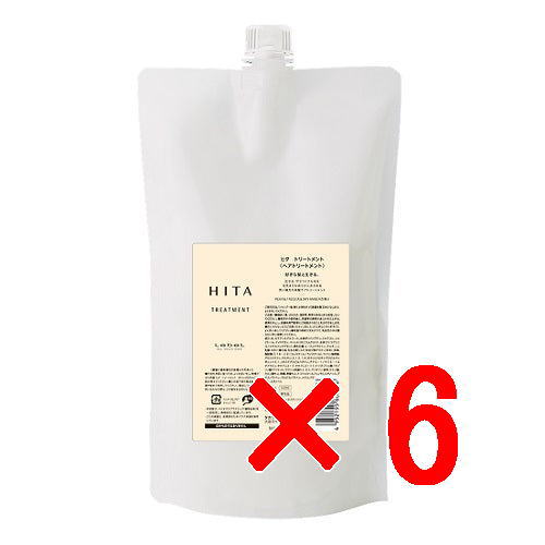 ☆【貨物輸送無料】 ルベル ／ ヒタ 手当て 800ml  リフィル  6個/  広がる・ザラつくクセ毛を毛先まで坦々たるにおさめる