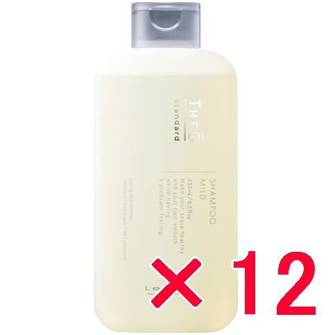 ☆【送料無料】 ルベル ／ ジオスタンダード シャンプー マイルド 250mL 【12個】 頭皮＆髪用シャンプー