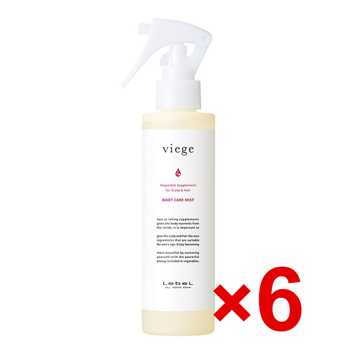 ☆【送料無料】 ルベル / ヴィージェ ルートケアミスト 180mL 6個 / LebeL