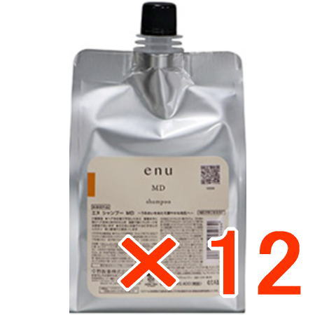 ☆【貨物輸送無料】 ナカノ ／ エヌ シャンプー MD 800ml 詰替 【12個】
