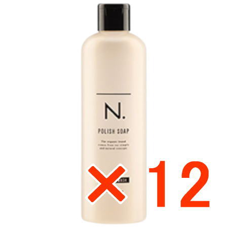 ☆【貨物輸送無料】 ナプラ ／ N.  エヌドット ポリッシュ石ケン 300ml 【12個】 上半身\u0026人間の顔\u0026御手々用石ケン